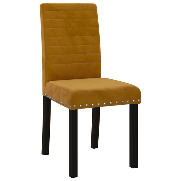 vidaXL Jed&aacute;lensk&eacute; stoličky 4 ks hned&eacute; zamatov&eacute;