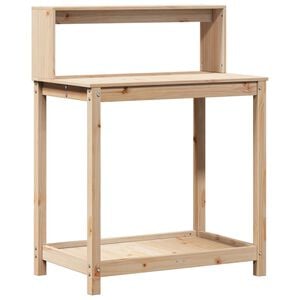 vidaXL St&ocirc;l na pres&aacute;dzanie s policami 82,5x50x109,5cm mas&iacute;vna borovica