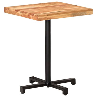 vidaXL Bistro stôl štvorcový 60x60x75 cm akáciový masív