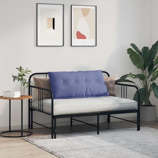 vidaXL Podu&scaron;ka na chrb&aacute;t Modr&aacute; dž&iacute;novina 100 x 19 x 50 cm l&aacute;tka