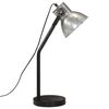 vidaXL Stolová lampa 25 W starožitná strieborná 17x17x60 cm E27