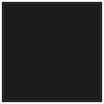 vidaXL Konferenčný stolík, čierny, čierne sklo 80x80x35 cm