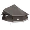 vidaXL Tipi stan Hned&aacute; &Scaron;ed&aacute; 500 x 500 x 300 cm Polyester a oceľ