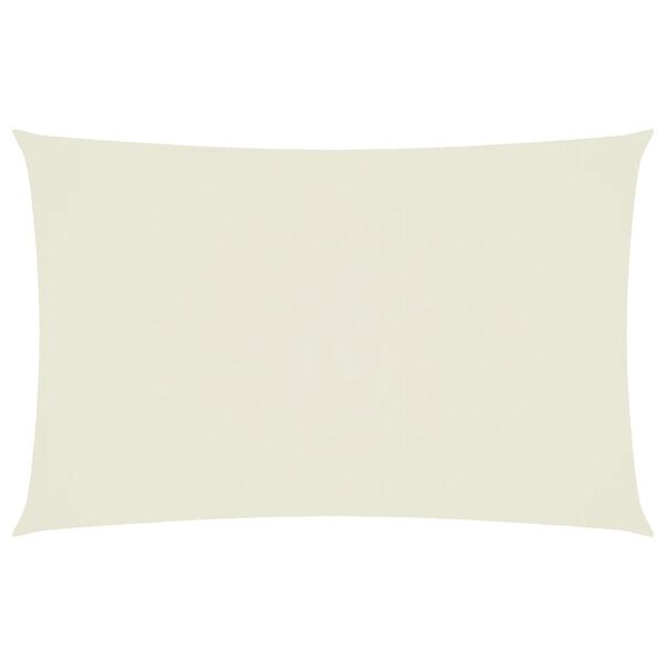 vidaXL Tieniaca plachta, oxford, obdĺžniková 4x7 m, krémová