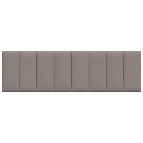 vidaXL Vank&uacute;&scaron; na čelo postele Hanko sivohned&yacute; 160 cm l&aacute;tka