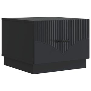 vidaXL Konferenčn&yacute; stol&iacute;k Čierna 49 x 50 x 37 cm Kompozitn&eacute; drevo