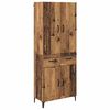 vidaXL Highboard Star&eacute; drevo 69,5 x 34 x 180 cm Kompozitn&eacute; drevo