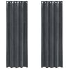 vidaXL Zatemňovacie z&aacute;vesy 2 pcs Svetlosiv&aacute; 140 x 245 cm Zamat