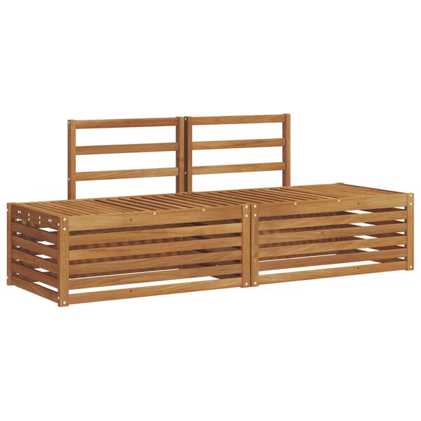 vidaXL Z&aacute;hradn&aacute; s&uacute;prava gaučov 2 Kus Pr&iacute;rodn&aacute; 182,5 x 63 x 73 cm