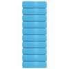 vidaXL Utierky na um&yacute;vanie FROGN 10 ks tyrkysov&eacute; 30x30 cm 360 g/m&sup2;