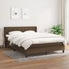 vidaXL Boxspring posteľ s matracom tmavohned&aacute; 140x200 cm l&aacute;tka