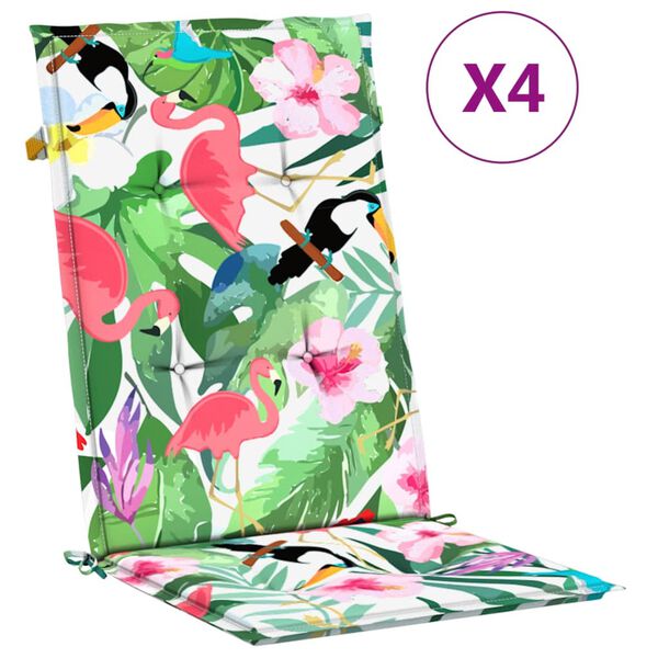 vidaXL Vank&uacute;&scaron;e na vysok&eacute; stoličky 4 ks r&ocirc;znofarebn&eacute; l&aacute;tka