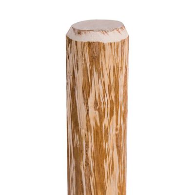 vidaXL Špicaté plotové stĺpiky 4 ks, lieskové drevo 90 cm
