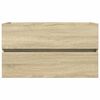 vidaXL Skrinka pod um&yacute;vadlo, dub sonoma 80x38,5x45cm, kompozitn&eacute; drevo