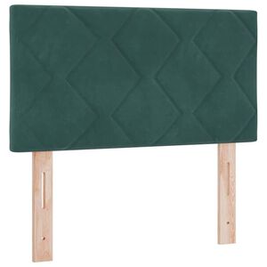 vidaXL Zadn&eacute; čelo Tmavozelen&aacute; 80 cm Zamat