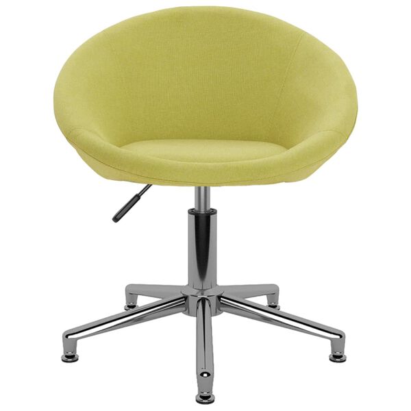 vidaXL Otočn&aacute; kancel&aacute;rska stolička zelen&aacute; l&aacute;tkov&aacute;