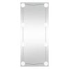 vidaXL N&aacute;stenn&eacute; zrkadlo s LED 40x80 cm sklo obdĺžnik