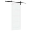 vidaXL Posuvn&eacute; dvere ORKDAL Biela a čierna 83 x 202 cm