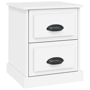 vidaXL Nočn&yacute; stol&iacute;k biely 39x39x47,5 cm spracovan&eacute; drevo