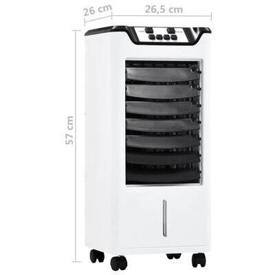 vidaXL Prenosný ochladzovač, zvlhčovač a čistič vzduchu 3 v 1 60 W