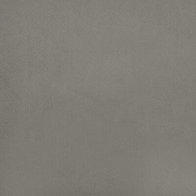 vidaXL Posteľný rám bledosivý 140x200 cm zamat
