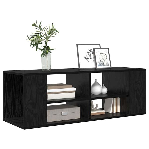 vidaXL N&aacute;stenn&yacute; TV kabinet N&aacute;stenn&yacute; Čierny dub 102 x 35 x 35 cm