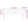 vidaXL Čelo postele so z&aacute;hybmi tmavozelen&yacute; 163x23x78/88 cm zamat