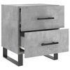 vidaXL Nočný stolík betónovo sivý 40x35x47,5 cm kompozitné drevo