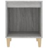 vidaXL Nočný stolík sivý sonoma 40x35x50 cm