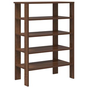 vidaXL Reg&aacute;l na top&aacute;nky hned&yacute; dub 61x32x87,5 cm spracovan&eacute; drevo