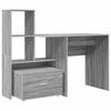 vidaXL St&ocirc;l Siv&yacute; Sonoma Kompozitn&eacute; drevo 131,5 x 50 x 106,5 cm