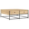 vidaXL Konferenčn&yacute; stol&iacute;k dub sonoma 100x99x40 cm kompozitn&eacute; drevo