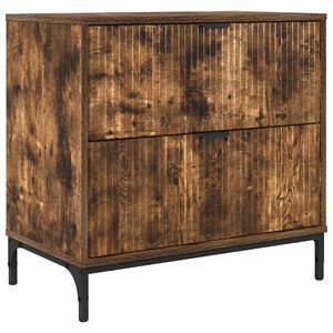 vidaXL Nočn&yacute; stol&iacute;k Tmav&yacute; dub 63.5 x 36 x 61 cm Kompozitn&eacute; drevo