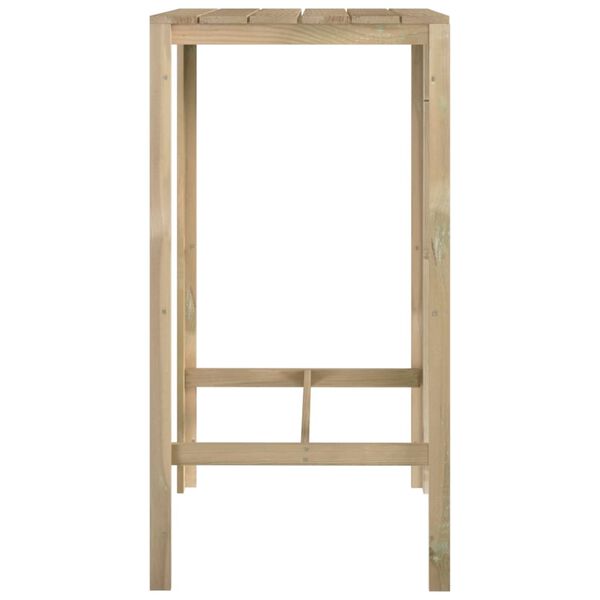 vidaXL Barov&yacute; st&ocirc;l 60x60x110 cm impregnovan&aacute; borovica