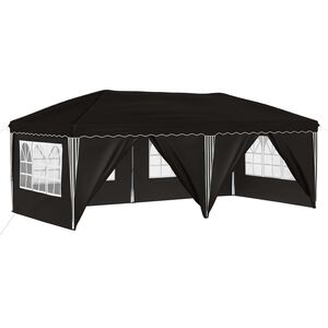 vidaXL Pr&iacute;stre&scaron;ok na p&aacute;rty 575 x 288 x 245 cm Čierna