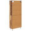 vidaXL Highboard 2 pcs Star&eacute; drevo Kompozitn&eacute; drevo