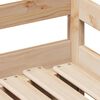 vidaXL Rozkladacia denn&aacute; posteľ s matracmi bez matraca 90x190 cm