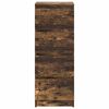 vidaXL Komoda dymov&yacute; dub 37,5x35x99 cm spracovan&eacute; drevo