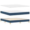vidaXL Posteľ boxspring s matracom s matracmi Modr&aacute; 180 x 200 cm l&aacute;tka