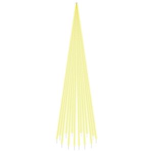 vidaXL Vianočn&yacute; stromček na stožiar tepl&eacute; biele svetlo 1134 LED 800 cm