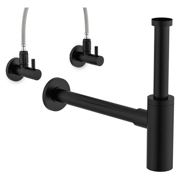 SCH&Uuml;TTE Dizajnov&yacute; fľa&scaron;ov&yacute; sif&oacute;n čierny