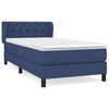 vidaXL Posteľn&yacute; r&aacute;m boxsping s matracom modr&yacute; 80x200 cm l&aacute;tka