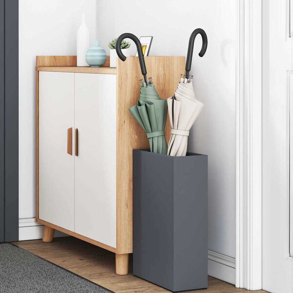 vidaXL Stojan na slnečník s úložiskom Antracit 28 x 12 x 41 cm Oceľ