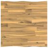 vidaXL Obdĺžnikov&yacute; st&ocirc;l 40 x 40 x 3,5 cm &Scaron;tvorcov&yacute; Biela