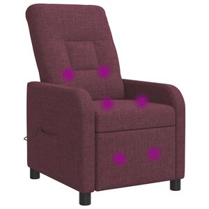 vidaXL Mas&aacute;žne relaxačn&eacute; kreslo Fialov&aacute; L&aacute;tka