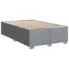 vidaXL Boxspring posteľ s matracom bledosiv&aacute; 120x190 cm l&aacute;tka