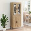 vidaXL Highboard Remeseln&yacute; dub 69,5 x 34 x 180 cm Kompozitn&eacute; drevo