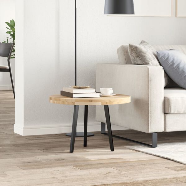 vidaXL Stolov&aacute; doska okr&uacute;hla &Oslash;60x4 cm mas&iacute;vne ak&aacute;ciov&eacute; drevo