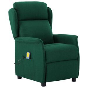 vidaXL Mas&aacute;žne kreslo Tmavozelen&aacute; 93.5 x 67.5 x 101.5 cm l&aacute;tka