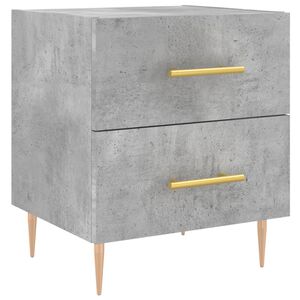 vidaXL Nočn&yacute; stol&iacute;k bet&oacute;novo siv&yacute; 40x35x47,5 cm kompozitn&eacute; drevo